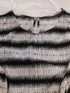 Striped Black &amp; White Top