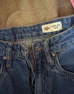 Wide Leg Denim Jeans