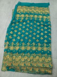 Beads And Stones Saree