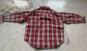 Uniqlo Red Plaid Flannel Shirt
