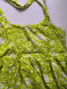 Floral Green Top
