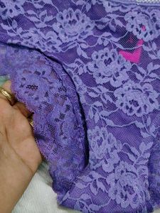 La Senza Purple Lace Panties