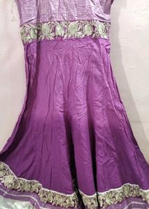 Beautiful Anarkali Cotton Kurta Heavy Flair