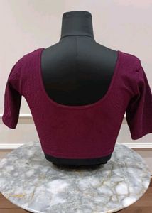 Elegant Maroon Blouse