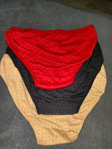 Combo Of 3 Pieces Panty Set