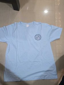 Light Blue Graphic T-Shirt