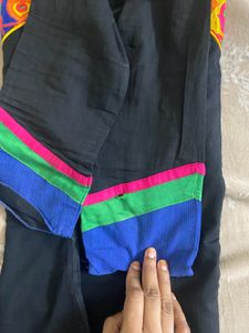 Black Oragne Kurti
