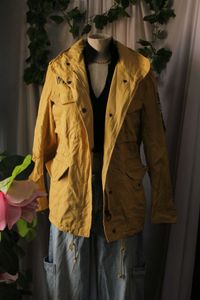 Yellow Vintage Casual Jacket