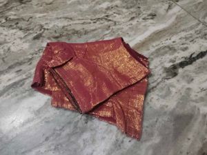 Embroidered Maroon Net saree 💝💖