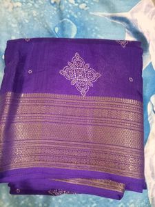 Elegant Purple Saree