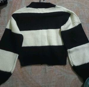 Striped Knit Cardigan