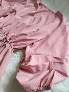 Diwali Offer!Pastel Pink Ruffled Top | Women