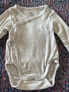 H&amp;M Striped Baby Bodysuit