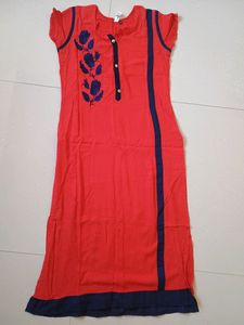 Beautiful Red Colour Kurti