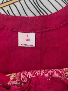 Elegant Pink Kurti