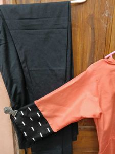 Brand New Elegant Peach Colour Kurta Set