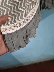 Pure Organza Pakistani Grey Suit