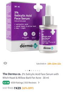 THE DERMA CO 2% SALICYLIC ACID FACE SERUM