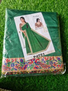 New Silk Saree With Blouse Peice