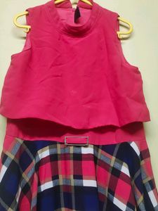 Girls Sleeveless Formal Dress