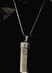 Pyrite Pencil Shape Pendent