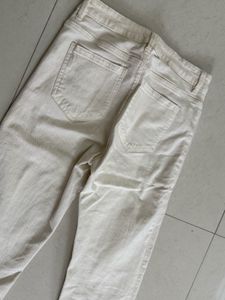 Ripped off White Jeans