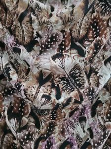 Feather Print Top