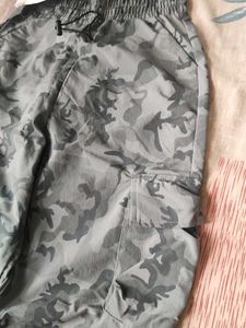 Grey Korean Cargo pants