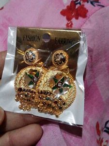 Gol plated earrings