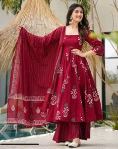 Women's Flared Anarkali Kurta Pair