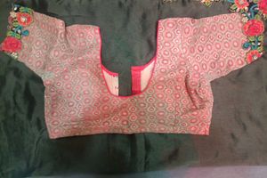 Embroidered red Blouse