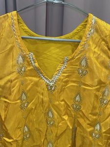 Elegant Yellow Kurta for festive wear
