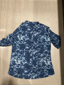 Blue Long Top