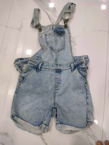 Short Denim Dungaree