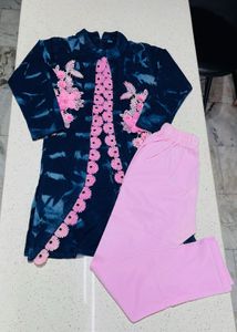 Floral Embroidered Kurta Set