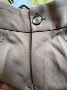 Brown cargo trousers