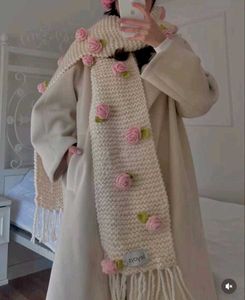 Rose Crochet Scarf