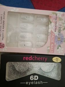False Nails &amp; Eyelash Bundle