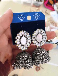 Mirror Jhumka Combo