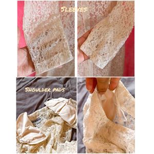 Vintage Sheer Lace Dress