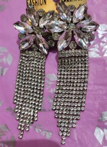 Rhinestone Statement Earrings