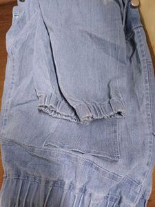 Light Blue Denim Joggers