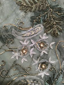 Beautiful Gota Patti and Aari Tari work