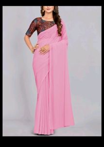 🥳Flate Sell🥳 2 Georget Saree 💓💙