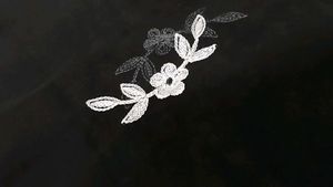 Black Floral Embroidered Kurti
