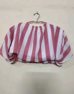 Peach Crop Top