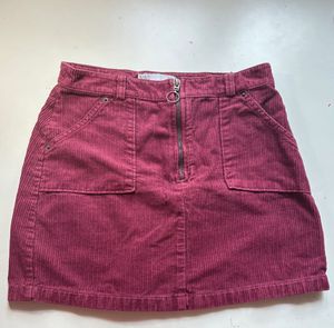 Maroon Mini Skirt size XS