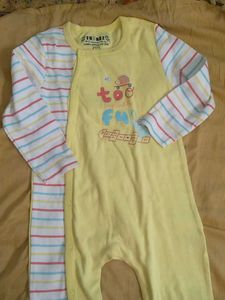 Unused Friends Baby Sleepsuit