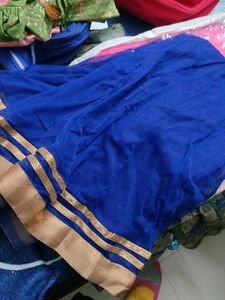 Elegant Blue Embroidered Kurta Set