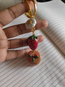 🍓🥞Strawberry Pancake Bag Charm!